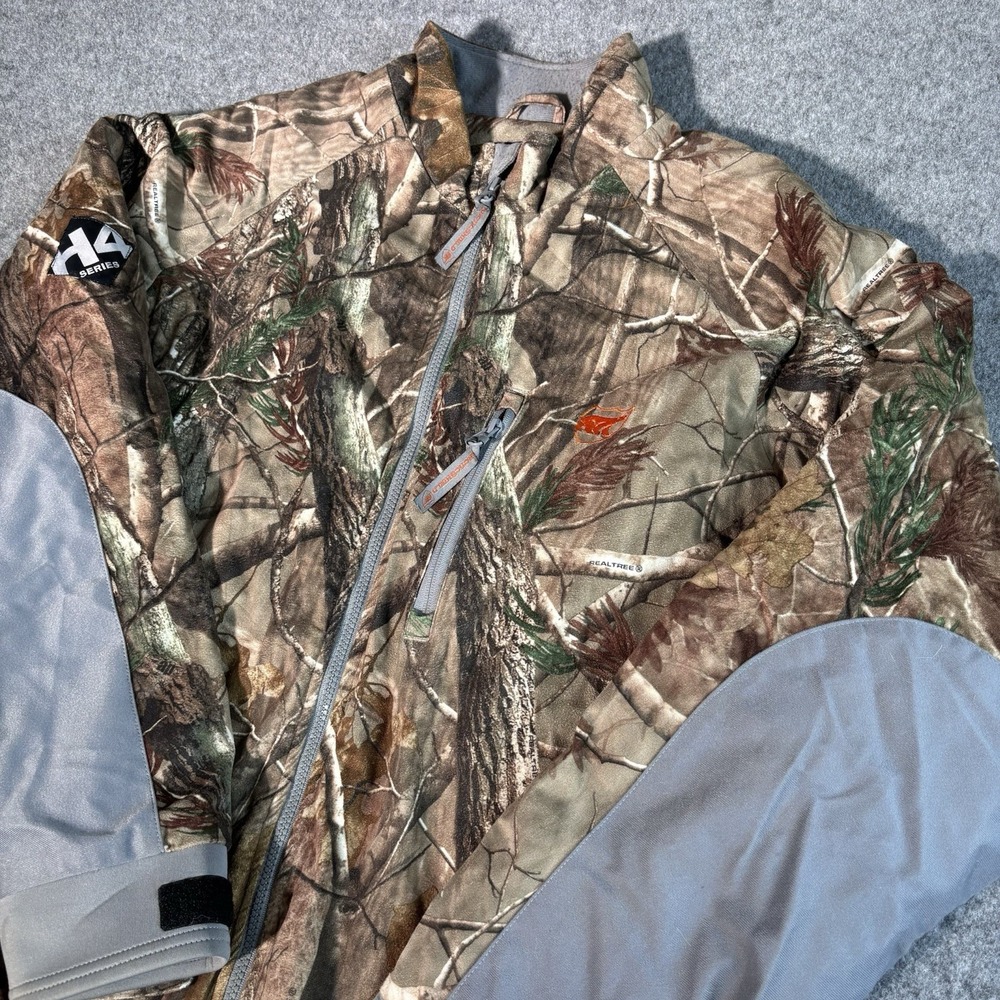 ArcticShield Realtree Jacket Men's 2XL Hunting Camo Insulated Full Zip H4 Series